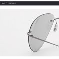 thumbnail image 3 of Mens Polarized Sunglasses, Frameless Alloy Driving Sunglasses with Anti-UVA/UVB Resin Lenses, Fashion Trend, 3 of 5