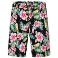 thumbnail image 5 of SSLR Men Hawaiian Shirt + Shorts Suits Casual Short Sleeve Button Down Beach Shirt Sets, 5 of 7