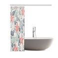 thumbnail image 2 of WOPOP Ocean Stones And Sea StarsShower Curtain Bathroom Decor 66x72 Inch, 2 of 2