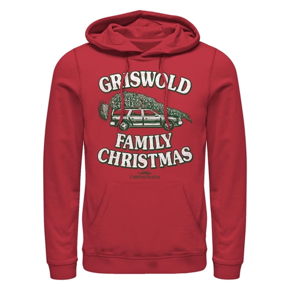 Men's National Lampoon's Christmas Vacation Griswold Christmas Tree  Pull Over Hoodie