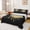 Black Olive 03, variant on Feelyou Tie Dye Soccer Twin Sheets, Goal Net Sport Bedding, Blue Pink, 3pcs, 1 Flat Sheet, 1 Fitted Sheet and 1 Pillowcase