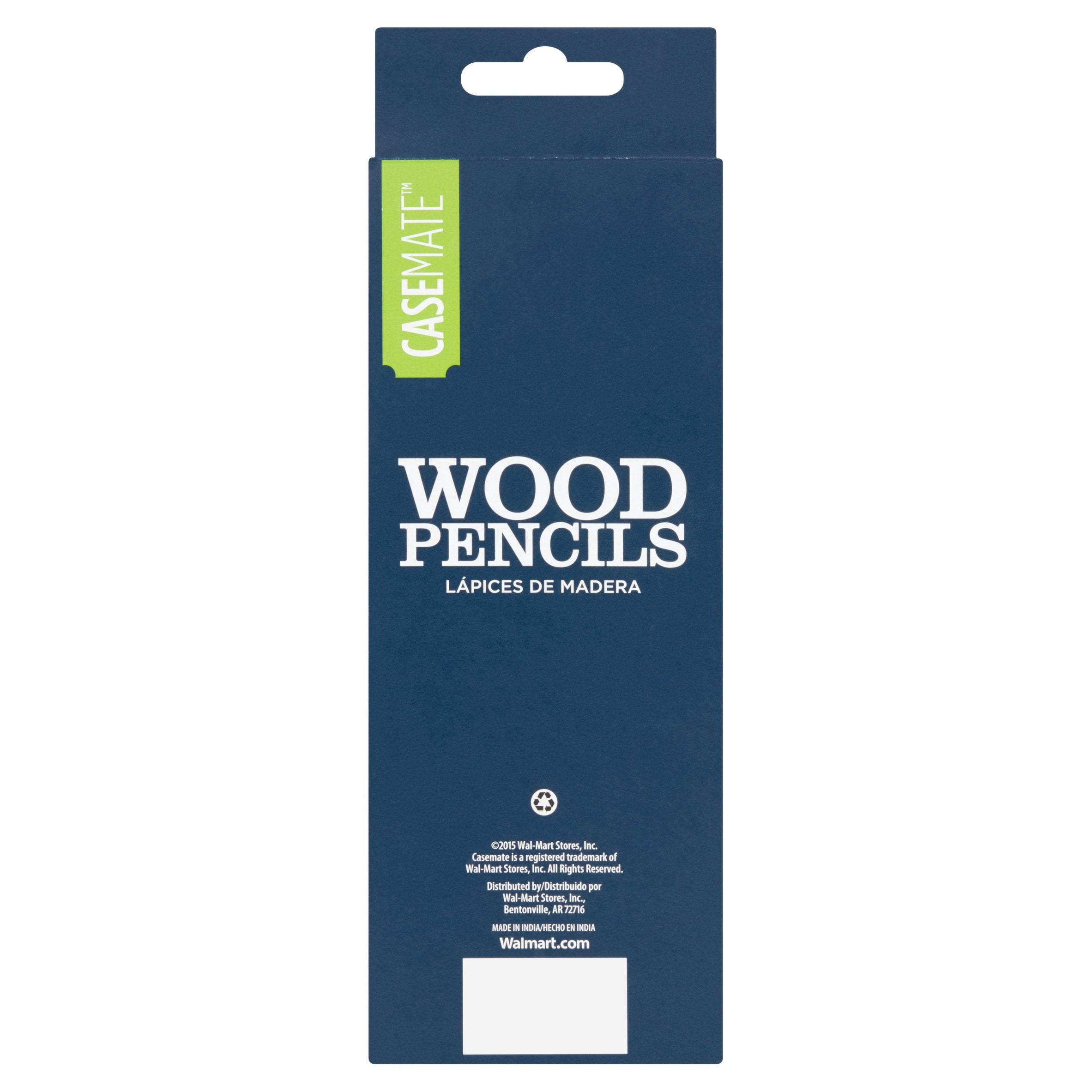Case-Mate Pencils, No 2 Lead, Yellow, 20 Count