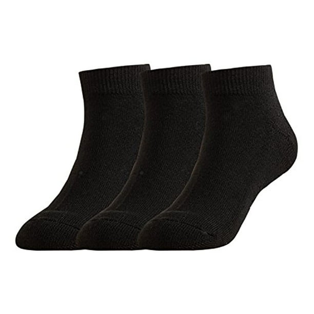 Levi's Kids' Big Low Cut Ankle Socks (3-Pack), Black, 9/11 
