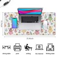 thumbnail image 5 of Long Mouse Pads for Desk,Colorful Fairy Flower Pattern Desk Mats on Top Of Desks, Desk Mouse Pad Extra Large with 3mm Non-Slip Base and Stitched Edge for Gaming,Office,Work,Home 35.4"x15.7", 5 of 6