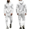 thumbnail image 5 of Mens Sweat Suits Set Tracksuit 2 Piece Outfits Casual Running Jogging Warm Up Full Zip Sweat Suits Track Suit for Jogging or Warm Up, 5 of 8