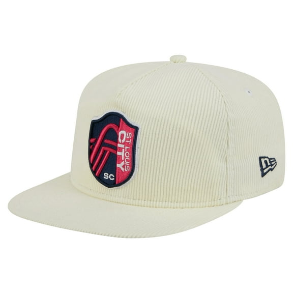 Men's-New Era  Cream St. Louis City SC 2025 Kickoff Snapback Golfer Hat