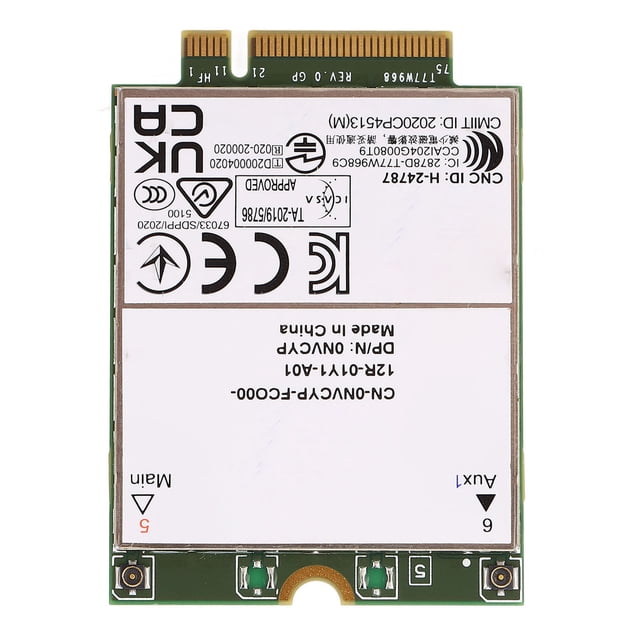 Módulo De Tarjeta WWAN, Amplia Compatibilidad 450Mbps De Transmisión De Datos Rápidos GPS Professional 3G 4G 5G Tarjeta WWAN Para Computadora Portátil Por Computadora Portátil