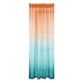 thumbnail image 2 of 1 X Curtain Gradient Color Tulle Door Window Curtain Drape Panel Sheer Scarf Valances 1Pc, 2 of 9