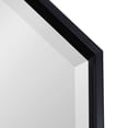 thumbnail image 3 of Kate and Laurel Calter Large Elongated Octagon Frame Wall Mirror, 25.5 x 37.5, Black, 3 of 6