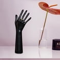 thumbnail image 5 of Jewelry Hand Display Holder Female Mannequin Hand Decoration Bracelet Bangle Necklace Holder for Countertop Shows Showcase Photograph Props Black Long, 5 of 10