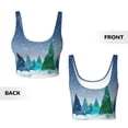 thumbnail image 5 of Lsque Christmas Trees Printed Women'S Sports Bra, Compression, Moisture Wicking, High-Impact Sports Bra For Women,Supportive sports bra-, 5 of 9