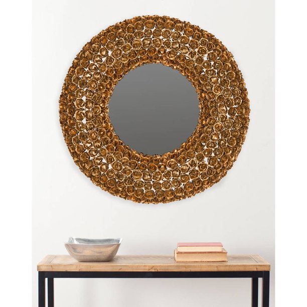 Safavieh Celtic Chain Mirror, Antique Gold