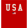 thumbnail image 2 of Americana USA Flag Crew Neck Short Sleeve Adult T-shirt
-XL-Red, 2 of 3
