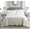 thumbnail image 1 of VCNY Home - Westland Collection - Super Soft & Plush Microfiber Quilt Set - Lightweight, Elegant, and Breathable, Machine Washable, Full, Ivory, 1 of 4