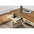 thumbnail image 6 of Milford Rustic Writing Desk w/ Drawers in Antique White Engineered Wood, 6 of 10