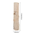 thumbnail image 2 of MLINS 4pcs Birch Logs for DIY Crafts Material DIY Wood Log Brich Log for Decorations, 2 of 8