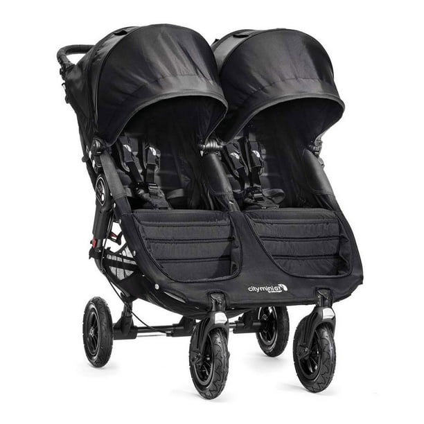 Baby Jogger City Mini GT Double Stroller Black w Black Frame Walmart