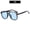 Black frame blue lens 6, variant on 70s 80s 90s Trendy Oversized Sunglasses for Women Men Fashion Shield Aviator Sun Glasses UV400 Protection Goggles