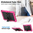 thumbnail image 5 of XYX for Lenovo Idea Tab 11 inch 2025/Tab K11 Gen 2 Case 11 inch, 3in1 Heavy Duty Shockproof Tablet Cover with Stand, Shoulder Strap, Rose, 5 of 7