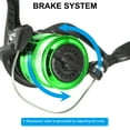 thumbnail image 4 of Uxcell Fishing Reel, Ultra Smooth Powerful Fishing Reels Left/Right Interchangeable Handle, Black, Green, 4 of 6