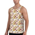 thumbnail image 2 of Haiem Mushroom Men Workout Tank Top Gym Bodybuilding Sleeveless Muscle T Shirts Athletic Tank Breathable Workout Shirt-Medium, 2 of 9