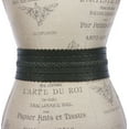 thumbnail image 3 of 2 7/8" (72mm) Wide High Waist Perforated Braided Leather Belt, 3 of 3