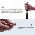 thumbnail image 3 of Lipstick Type Air Pressure Wine Bottle Opener Needle Type Air Pressure Bottle Opener Air Pressure Wine Opener  Pump Bottle Opener  Cork Remover  Corkscrew  Screw Out Tool With Foil Cutter, 3 of 5