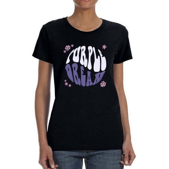 Purple Dream Shaped T-Shirt Women -Image by Shutterstock, Female XX-Large