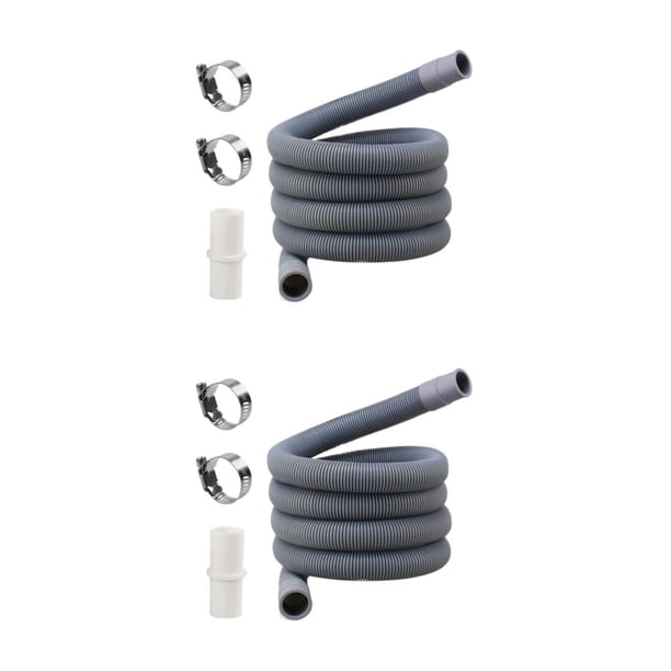 Soidarity Washing Machine Drain Hose Kit 2M Flexible Install Replaces Easily Accessory Tipo 1 2Conjunto