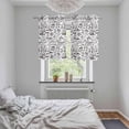 thumbnail image 6 of 2 Panels Kitchen Tier Curtains 39 Inch Length, Nautical Grommets Window Treatment Curtain, Grey Anchor Rudder Compass Sailing Boat Thermal Curtains Drapes for Living Room/Bathroom, 6 of 9