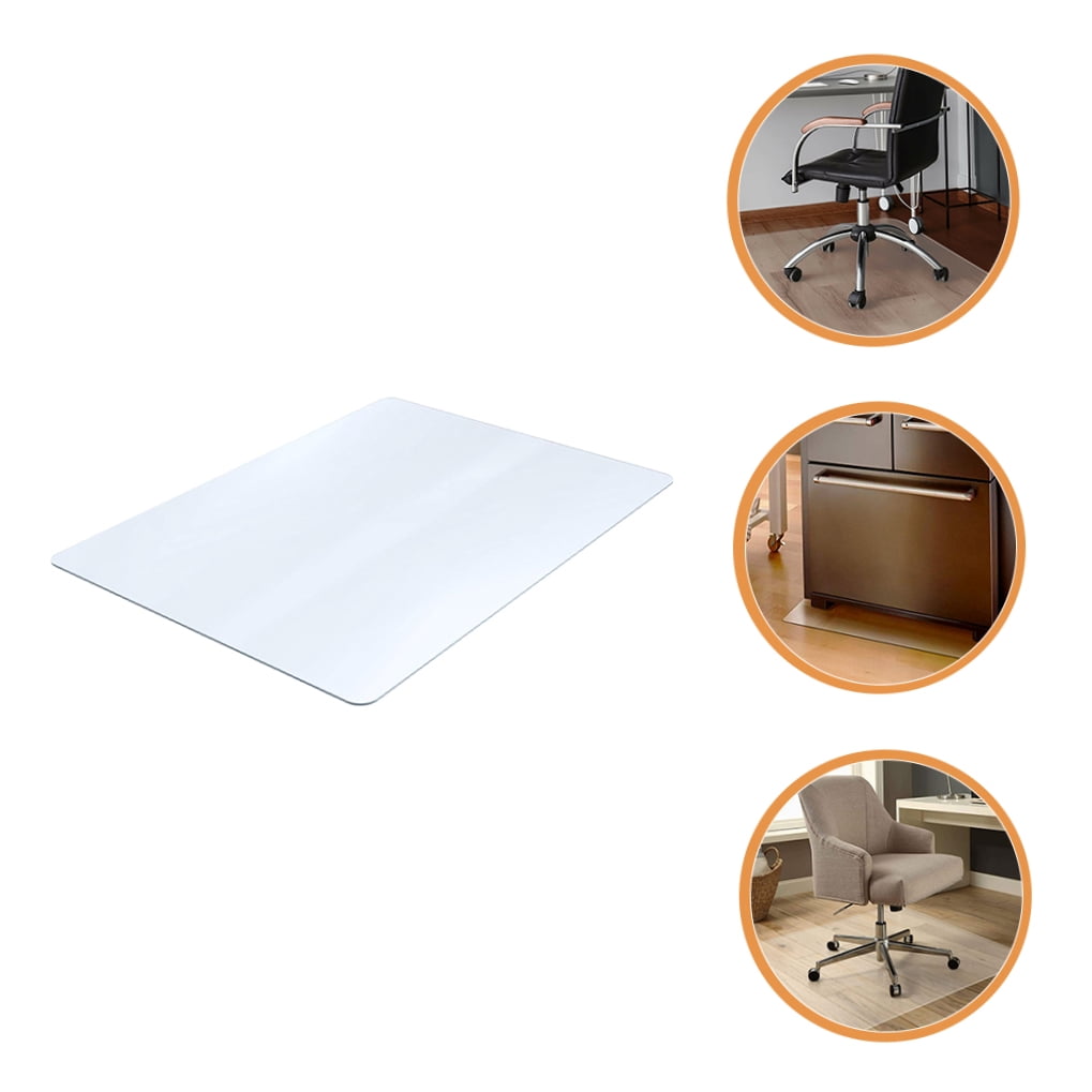 HONMEET PVC Chair Mat for Hard Floors, Refrigerator Protective Mat, 1 Set Ideal for Commercial and Home Use