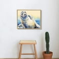 thumbnail image 3 of Nawypu Funny Seal Cub Watercolor Painting Decoration Canvas Art Poster and Wall Art Picture Print Bedroom Decor Posters, 3 of 4