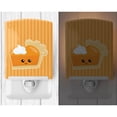 thumbnail image 2 of Caroline's Treasures BB8764CNL Fall Pumpkin Pie Ceramic Night Light, 6x4x3", multicolor, 2 of 2