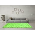 thumbnail image 3 of Ahgly Company Indoor Round Oriental Green Traditional Area Rugs, 4' Round, 3 of 4