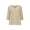 Beige#3/4 sleeve linen tops for women loose fit, variant on Womens 3/4 Sleeve Linen Shirt Plus Size Summer Empire Waist Cotton Button Peplum Blouse Casual Loose V Neck Gauze Tunic Tops Blue,XXXXL