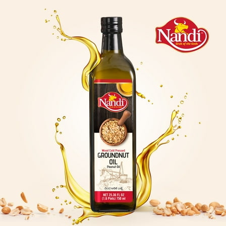 Nandi Groundnut Oil 750ml 2 Pack