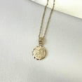 thumbnail image 7 of 14K Yellow Gold Angel Charm Pendant with 0.9mm Singapore Chain Necklace - 18", 7 of 7