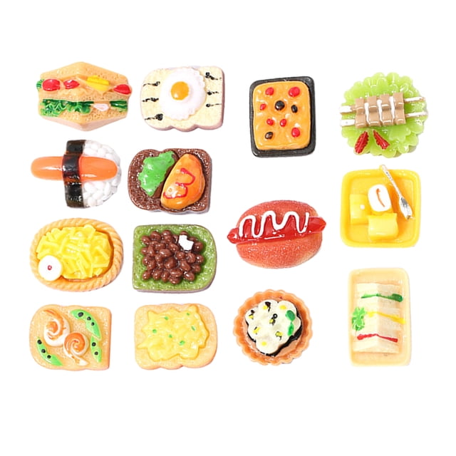 15 piezas de comida artificial realista para cocina, juego de simulación de comida falsa, accesorio para fotos