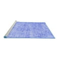 thumbnail image 2 of Ahgly Company Machine Washable Indoor Rectangle Persian Blue Traditional Area Rugs, 6' x 9', 2 of 4