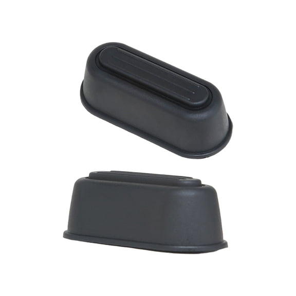 1. General Luggage Feet Replacement - Long-Lasting Bottom Stand Studs Pad for Suitcase Parts (Black)