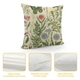 thumbnail image 4 of JRXY Sage Green Floral Pillow Covers Spring Wild Flower Decorative Throw Pillows Outdoor Summer Plant Print Farmhouse Pillowcases Cushion Case Decor for Home Sofa Couch Bed White, 4 of 5