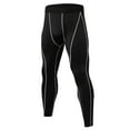 thumbnail image 4 of YUNAFFT Pants for Men Clearance Men's Elastic Fitness Long Sleeve Fast Drying Tops Long Pants Sports Tight Suit Trousers, 4 of 7