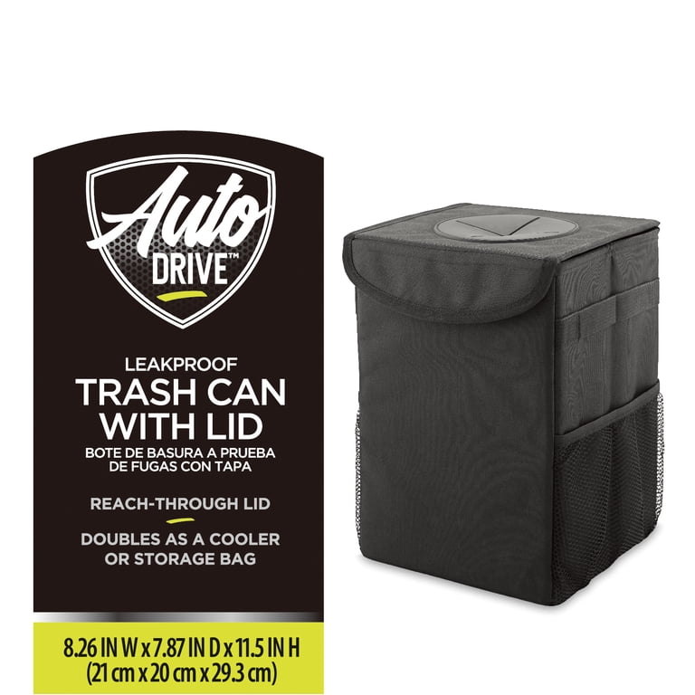 Leakproof Car Seat Back Trash Bin with Adjustable Strap photo 3