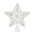 thumbnail image 2 of FeiFu Christmas Tree Star Topper Sparkling Tree Top Decoration Festive Finial Ornament Fits Standard Christmas Tree Sizes, 2 of 6