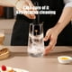 thumbnail image 5 of Espumador de leche recargable de 3 velocidades | Mini batidor de café | Cremera de capuchino portátil | Plástico blanco | 10x1.37in | Espuma rápida para café con leche, huevos, salsas, 5 of 6