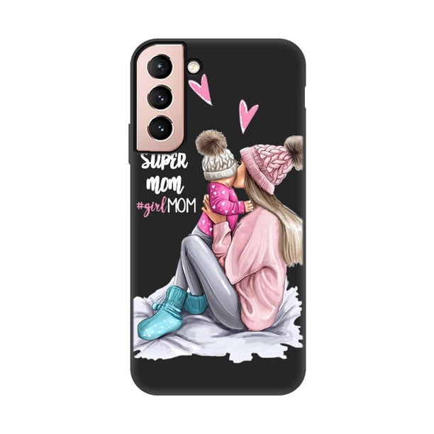 Funda de teléfono Super Mom para Samsung S22 S21 Ultra S20 FE Plus, funda para Samsung S9 S8 S20 Plus S23 Note 20 10 S10 Lite S10e qiuyongmign unisex