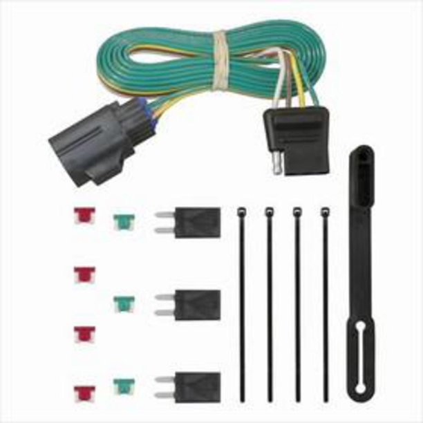 CURT 56245 VehicleSide Custom 4Pin Trailer Wiring Harness, Select