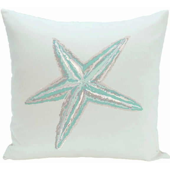 Simply Daisy Coastal Print Decorative Pillow, 16" x 16"