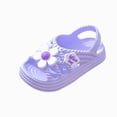 thumbnail image 3 of Godom Girls' Sandals Summer Dress Shoes Lightweight Open Toe Beach Sandal for Toddler Little Big Kid, 3 of 7