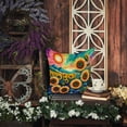 thumbnail image 5 of Colorful Sunflowers Fabric Decorative Pillow 14 in x 14 in, 5 of 5